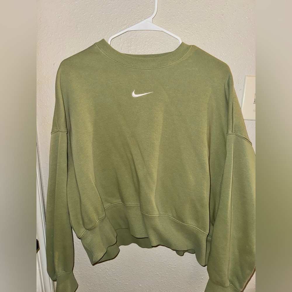 Green Nike Crewneck